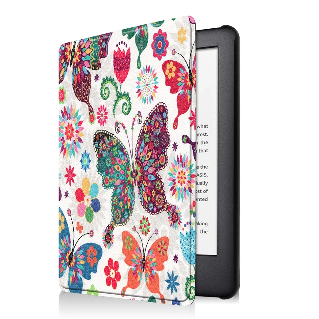 Кожаный чехол для Amazon Kindle 10го поколения, чехол для сна/пробуждения, 6 дюймов, с магнитной застежкой, из искусственной кожи, 5 цветов