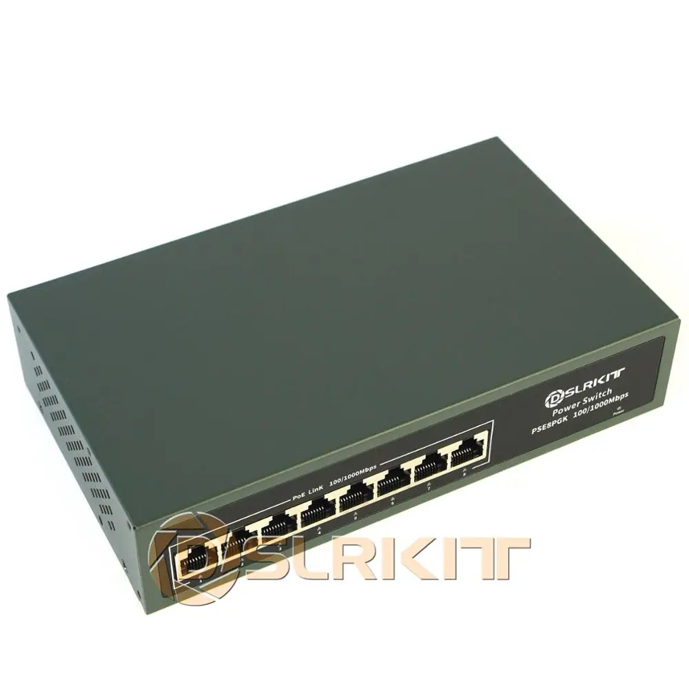dslrkit-all-gigabit-8-портов-poe-коммутатор-8023at-af-120-Вт-power-over-ethernet