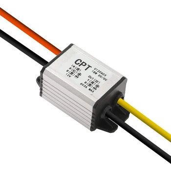 

12V to 6V Converter Car Power Voltage Converter DC 9V-22V 12V to DC 6V Buck Voltage 3A 18W Waterproof DC Step Down Volt Module