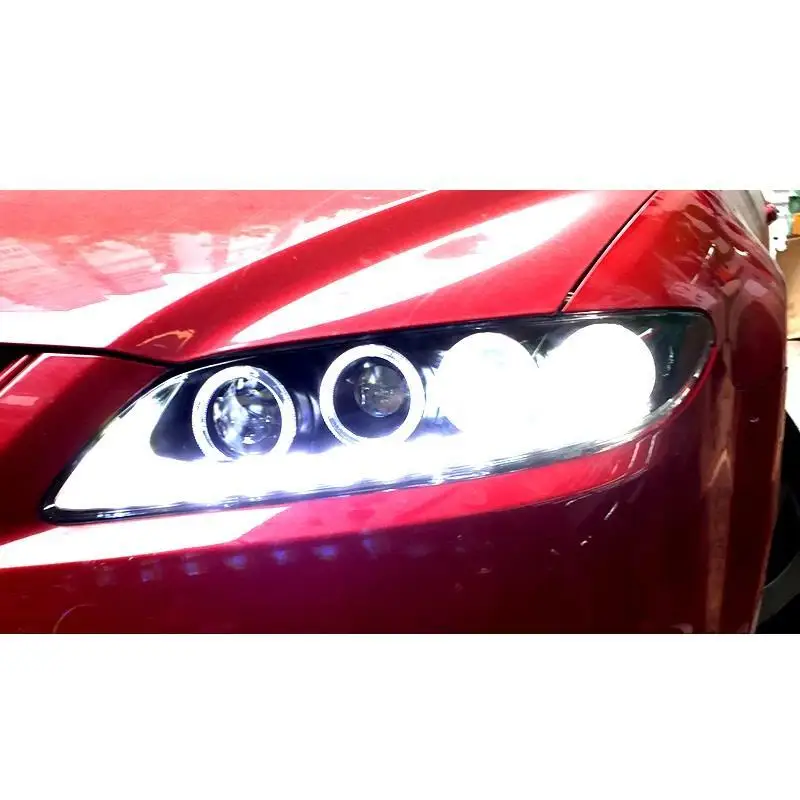 Запуск автомобилей Лампа Cob Drl Запчасти светодиодные фары автомобиля задние