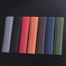 21 мм черный синий зеленый изогнутый конец силиконовый резиновый ремешок для часов подходит для Patek Aquanaut Филипп для 5164a 5167a-001 ремешок для часов