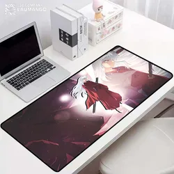 Mause almofada mouse inuyasha tapete antiderrapante mousepad gamer tapete computador mesa acessórios de jogos mausepad tapetes para computador teclado anime quente