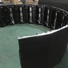 P4 p4.81 Открытый Прокат светодиодный экран дисплей круглый светодиодный дисплей ультра-тонкий светодиодный шкаф 500x1000 мм