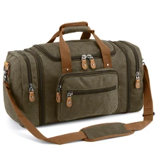 Модный многофункциональный брезент большие сумки для путешествий большой емкости мужские ручные багажные дорожные сумки холщовые выходные сумки