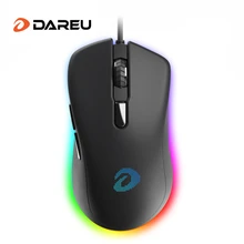 

DAREU EM908 Wired RGB Gaming Mouse 6 Programmable Buttons ATG4090 Sensor 6000 DPI 150 IPS 50 Million Clicks Mice For Gamer