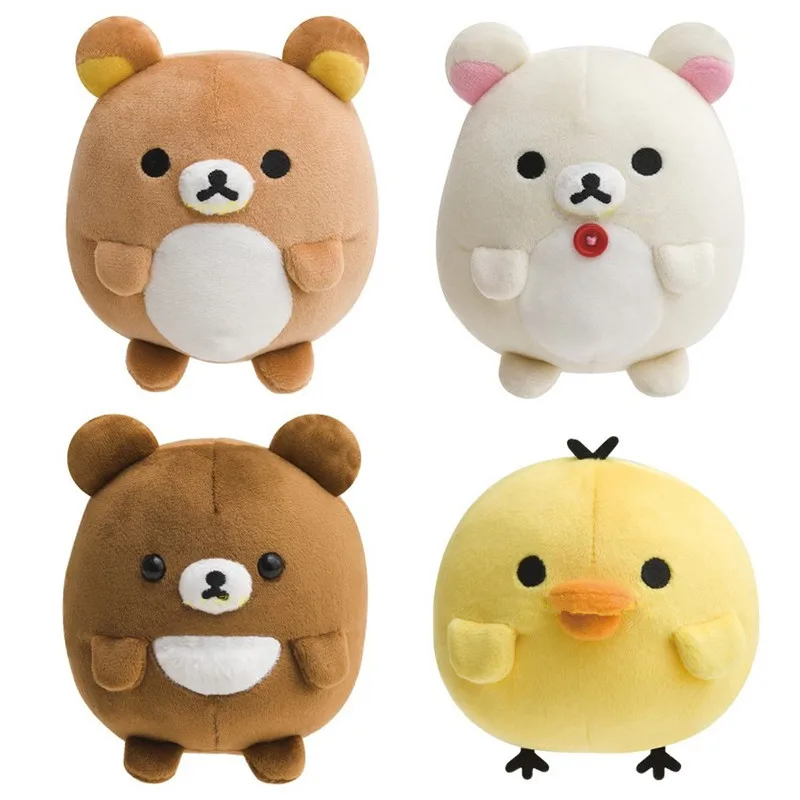 Новинка мультяшная Rilakkuma Korilakkuma Kiiroitori плюшевая подушка для детей девочек