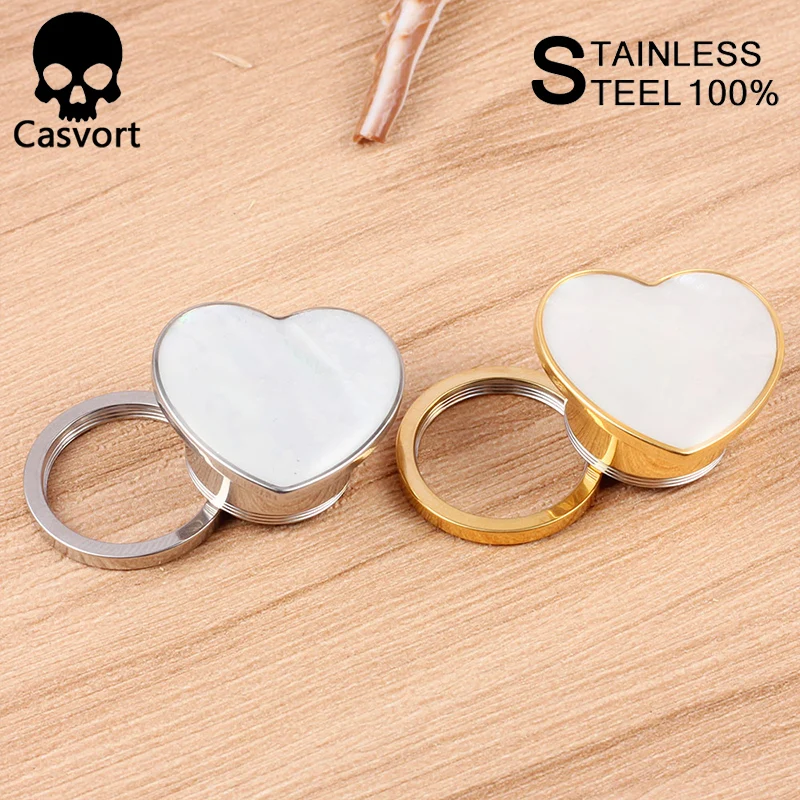 Casvort 2PCS new fashion ear plug tunnel body jewelry piercing ear gauges expander stretcher pair selling