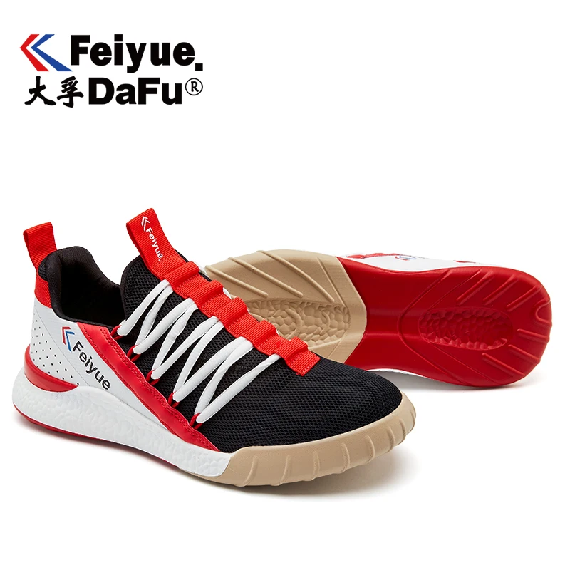 Feiyue/кроссовки; коллекция 6056 года; повседневная обувь из сетчатого материала для мужчин и женщин; дышащая легкая обувь; 2 цвета; модная прочная удобная обувь для бега