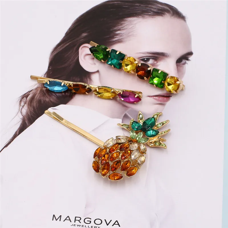 gold hair clips