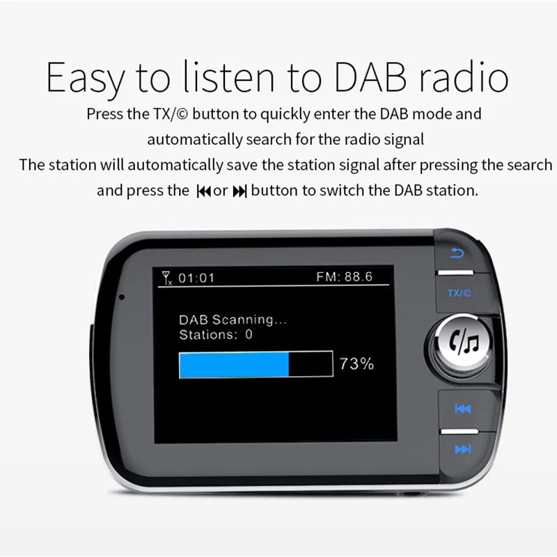 Jilang автомобильное радио DAB+ радио тюнер цифровой вещательный приемник с fm-передатчиком конвертер Plug and Play адаптер USB зарядное устройство