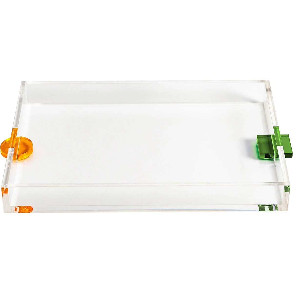 Acrylic Serving Tray Nordic Modern Style Clear Large Square Vase for Home Decor Food Coffee Bread Table Ornament | Дом и сад