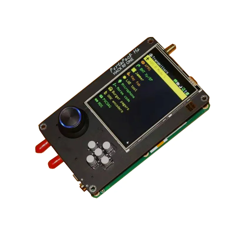 Latest Version PORTAPACK + HACKRF ONE SDR Radio + Havoc Firmware 0.5ppm TCXO 3.2 inch Touch LCD 1500mAh Battery