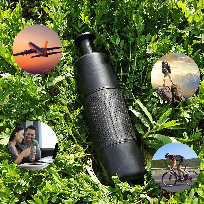 

Hot Portable Mini Pump Espresso Maker-Handheld Pressure Manual Coffee Machine for Camping Travel Outdoor Home and Office
