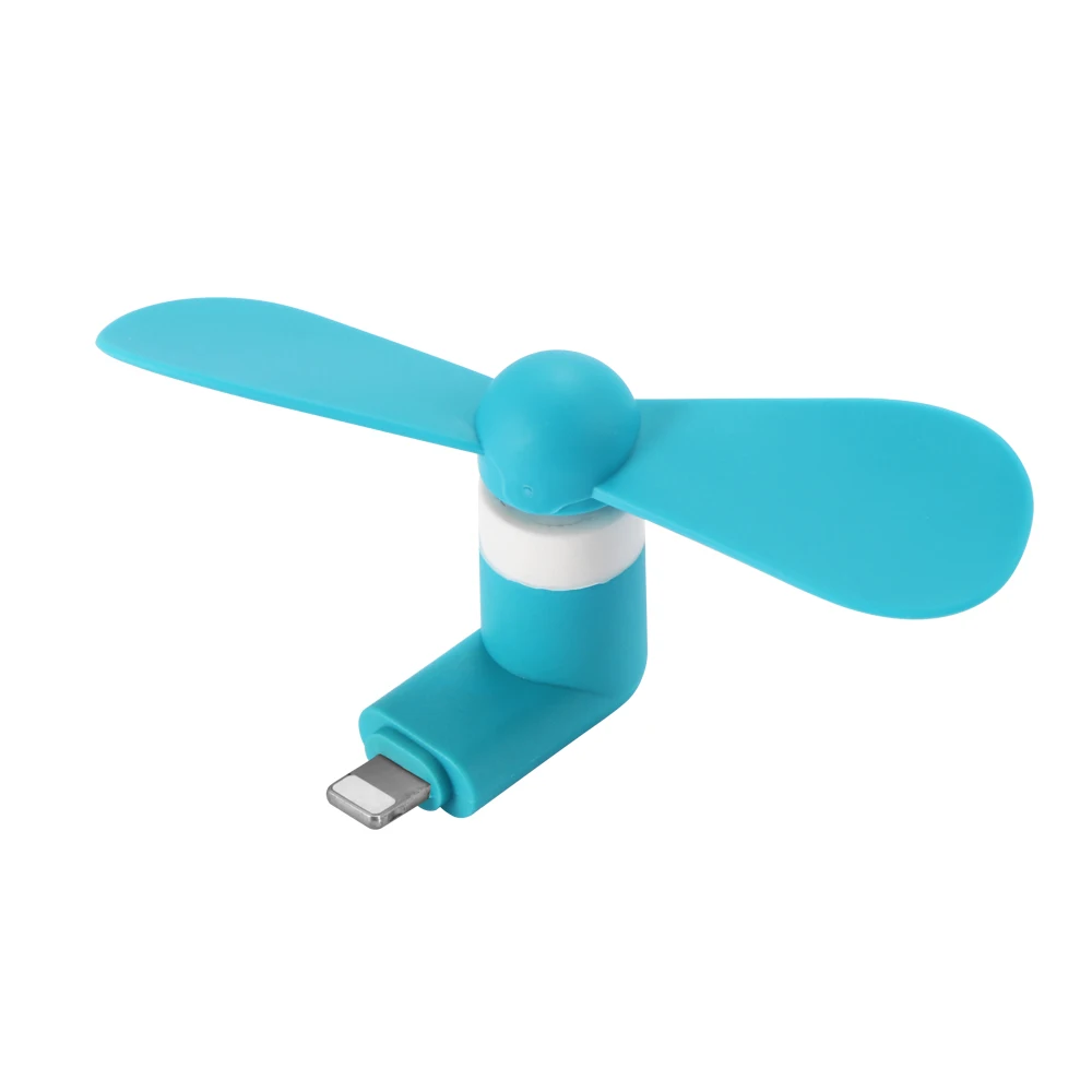 Синий Портативный телефон мини USB вентилятор охлаждения легкий переносной для Iphone смартфонов низкий уровень шума сильный ветер вентиляционный вентилятор - Цвет: Синий