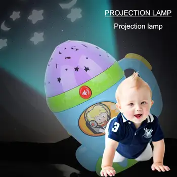 

Baby Story Projector Flashlight Sleeping Toy Star Projector Flashlight Multi-function Music Playing Colored Light For Baby Sleep