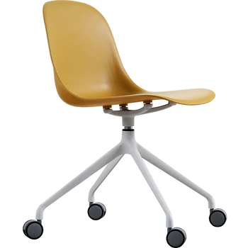 

Nordic computer chair game creative rotating home comfortable white back simple fashion study office chair