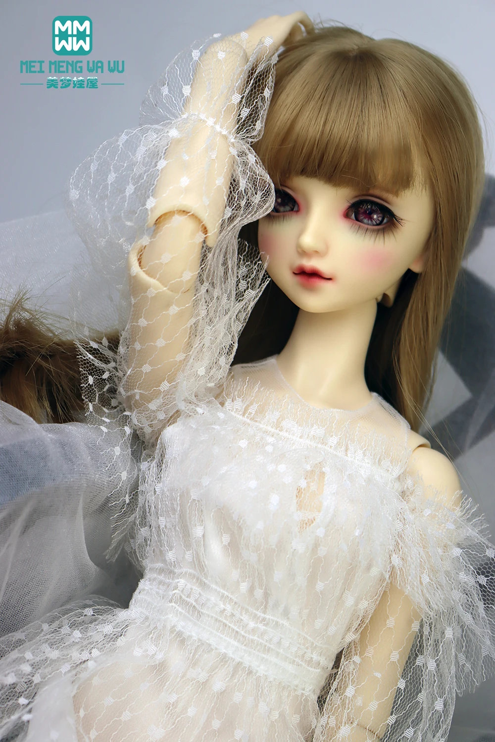 Одежда для шарнирной куклы модное свадебное платье кукол 58-60 см 1/3 DD SD игрушки