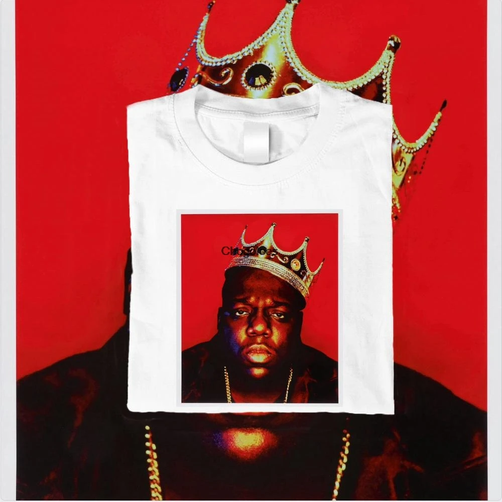 Известная белая футболка b. I.g crown |