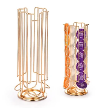 

2020 New Metal Coffee Pod Holder 18-24-32 Cups Plating Stand Storage Rack Stand Storage Shelves For Dolce Gusto Capsule