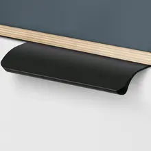 

Hot High Quality Hidden Cabinet Handles Zinc Alloy Kitchen Cupboard Pulls Drawer Knobs Bedroom Door Furniture Handle Hardware