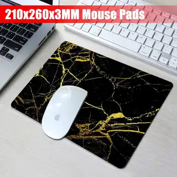 

8.26x10.23x0.12in Natural RubberBlack Marble Pattern Mouse Pads Anti-slip Rubber Gaming Mouse Pad Game Tool Mouse Pad Desk Mat