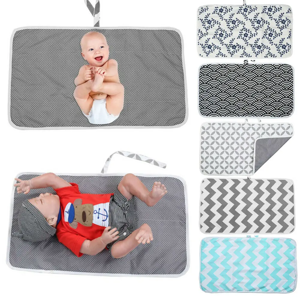 Newborn Baby Portable Foldable Washable Travel Nappy Diaper Play Changing Mat | Мать и ребенок