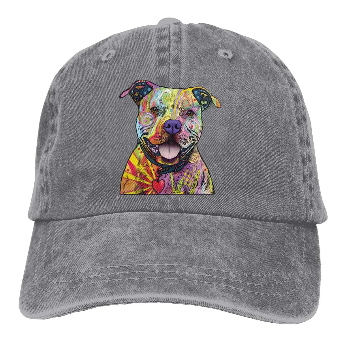 Остерегайтесь нейтральной регулируемой бейсбольной кепки Pit Bulls