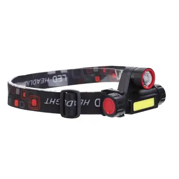 

4 Modes LED Headlamp Waterproof USB Rechargeable Mini Headlight Zoomable Head Flashlight with Magnet Fishing Lights Built