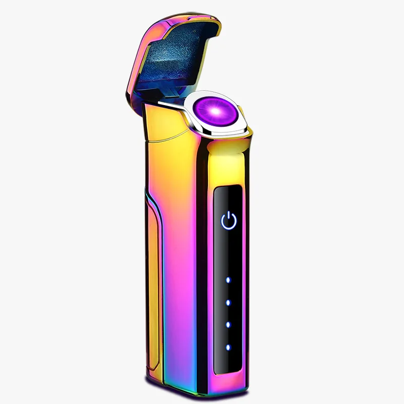 multicolor Новинка Encircle Arc плазменная Зажигалка 800 мАч Съемная большая батарея электрическая зажигалка с гнездом USB ветрозащитная перезаряжаемая зажигалка - Цвет: multicolor