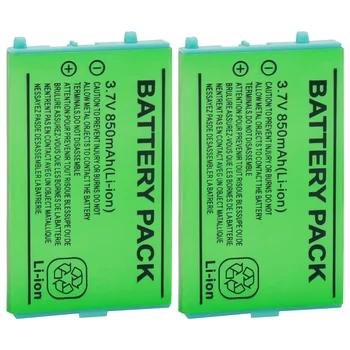 

2X 850mAh Battery for Nintend GBA SP GameBoy Advance 3.7V Li-Ion Lithium Rechargeable Batteries