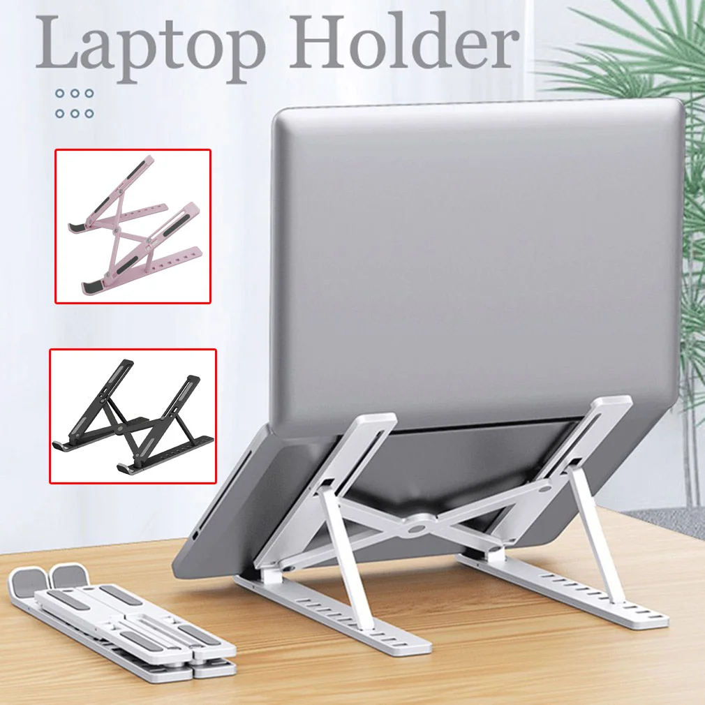 Portable Laptop Stand  Adjustable Laptop Holder Tablet Bracket Foldable Macbook Support Notebook Base For PC Computer