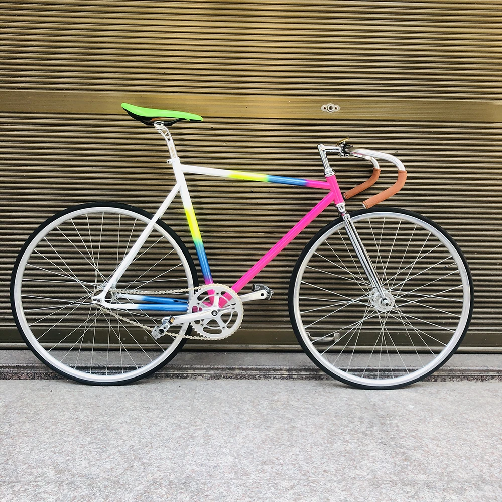 700C Fixie bike Track Single speed Bike 57cm fixed gear bike 4130 Chrome-molybdenum Steel vintage bike frame