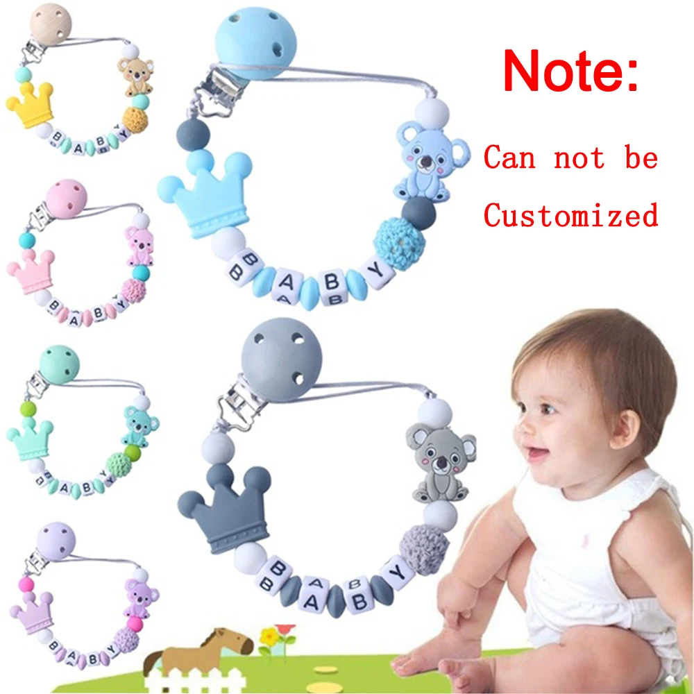 Baby Chain Clips-Holder Pacifier Silicone Chew Safe Eco-Friendly