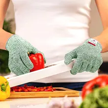 Gants Anti coupure résistants aux coupures, jardinage, cuisine, gris, noir, HPPE EN388, niveau 5, gants de travail de sécurité