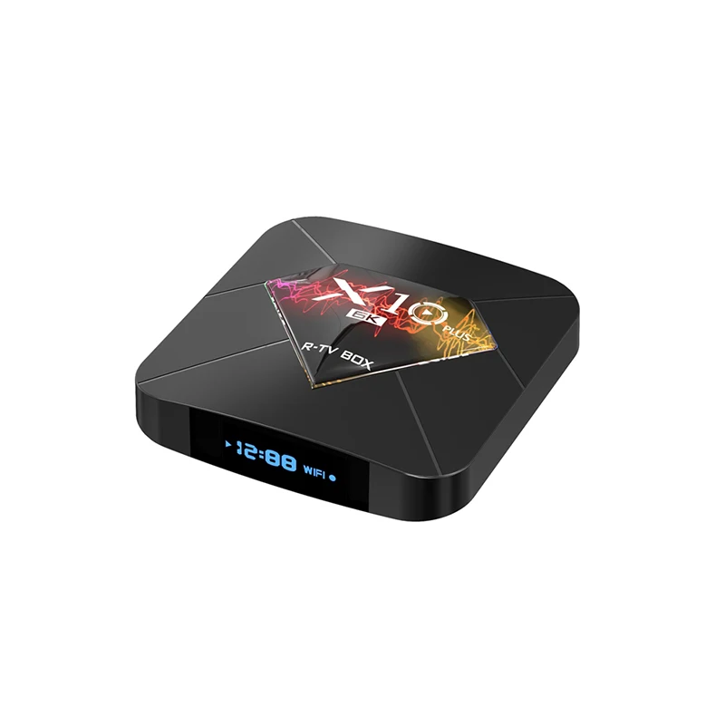 Android tv Box X10 Plus Android 9,0 Smart set top box Allwinner H6 4 ГБ 32 ГБ/64 Гб 2,4 г Wifi 6K H.265 медиаплеер PK X96 MAX