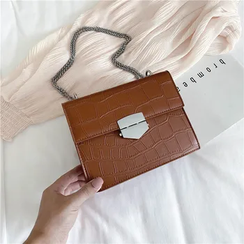 

shi tou wen Stone Crack Simple Glorious Daily Life Commuting WOMEN'S Fashion Handbag Shoulder Bag Shoulder Bag 2020 New Style Ne
