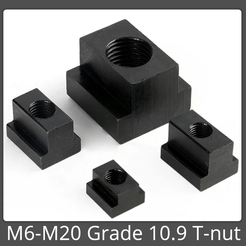 M6 M8 M10 M12 M14 M16 M18 M20 черный класс 10 9 Т-образные гайки зажим для настольного слота