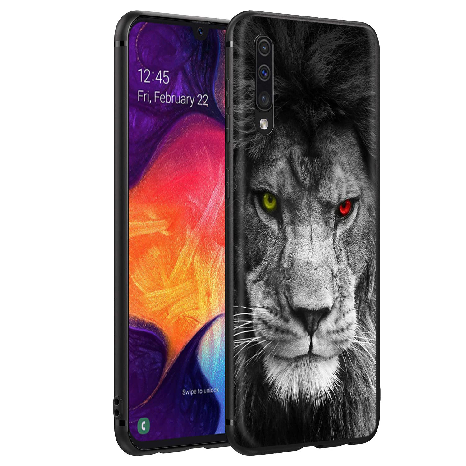 Webbedepp Лев Альфа Мужской чехол для samsung Galaxy S7 S8 S9 S10 Edge Plus Note 10 8 9 A10 A20 A30 A40 A50 A60 A70