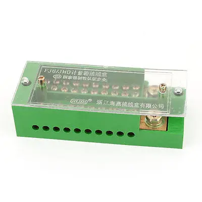 

660V 30A 1Phase Power Ground Neutral Distribution Terminal Block for 10 Meters