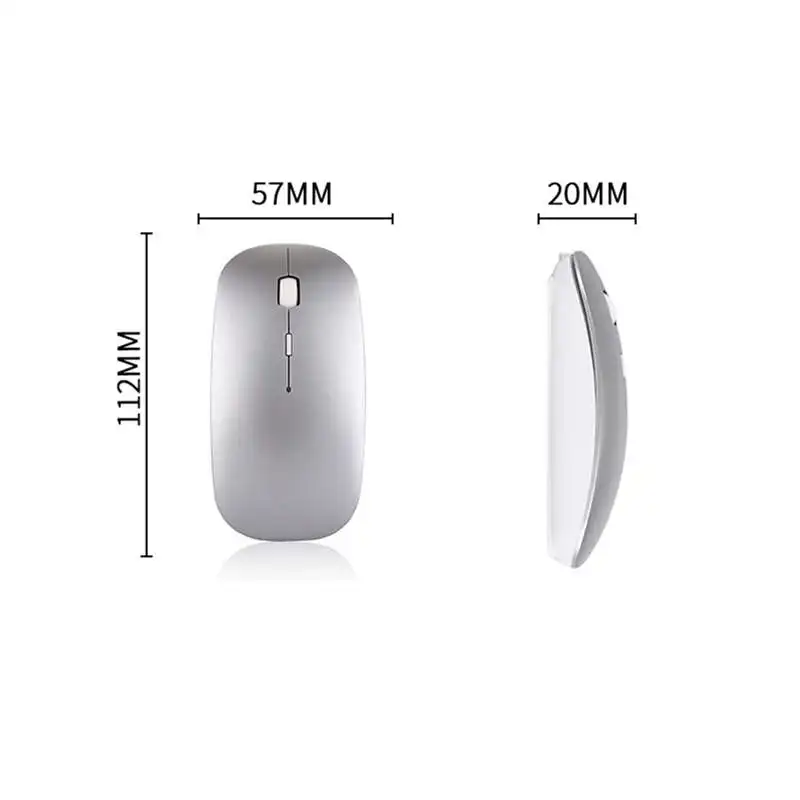 Перезаряжаемая Беспроводная Bluetooth 4 0 + 2 4G Двухрежимная в 1 Зарядка мышь 1600