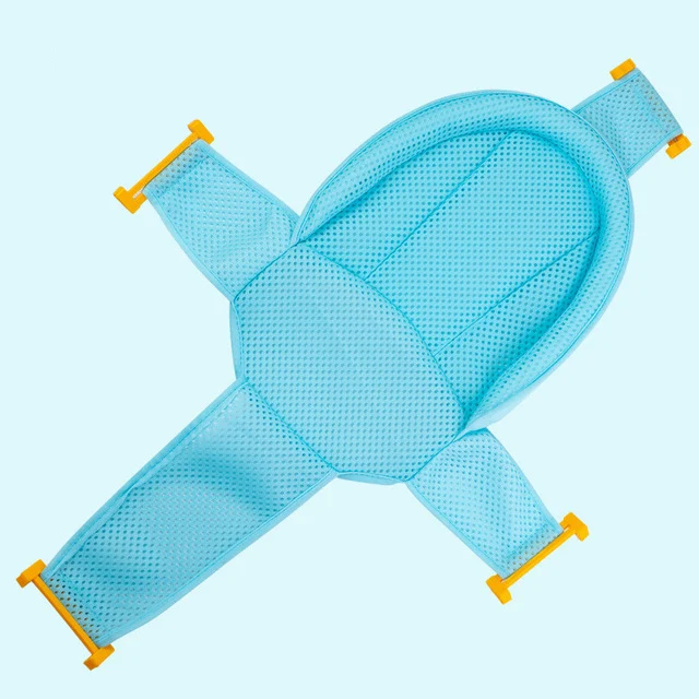 AAG Детская ванна для новорожденных Подушки для душа коврик Детская ванна подставка для безопасности нескользящее сиденье для душа Детская ванна кровать поддержка стул - Цвет: MAAG399-blue
