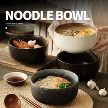 Ramen Bowls Ceramica Utensils For Kitchen Large Ramen Bowl Ceramic Millet Congee Bowl Noodle Bowl Beef Soup Bowl Dinner Set