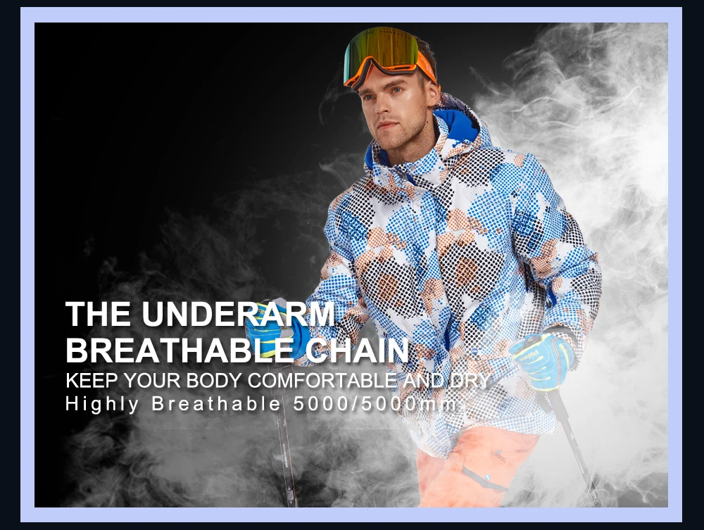 mens retro ski jacket