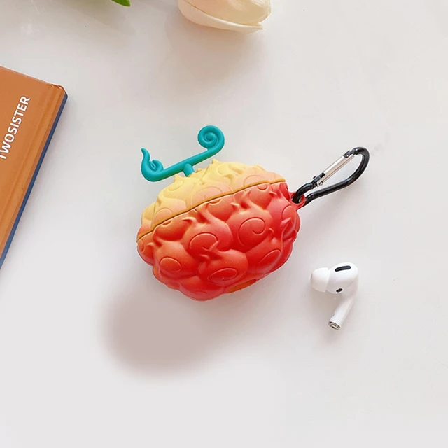 Japan Anime 3d Devil Fruit Headset Case For Apple Airpods Pro Bluetooth Wireless Earphone Box Protect Cover For Air Pods 2 1 Earphone Accessories Aliexpress