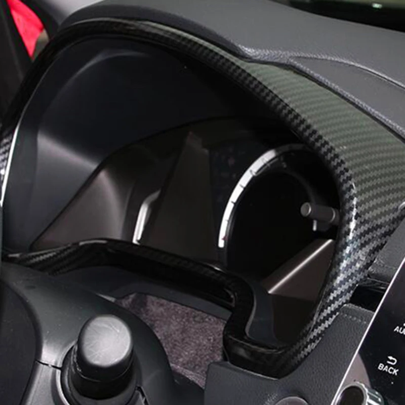 Автомобильный измеритель приборной панели из углеродного волокна рамка приборной панели рамка Подходит для Honda CRV CR-V