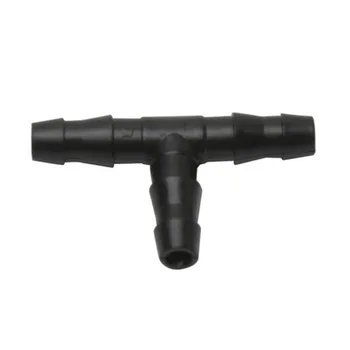 

50 Pcs Drip Sprinkler Irrigation 1/4 Inch Barb Tee Water Hose Connectors Pipe Hose Fitting Joiner Drip System For 4mm/7mm Hose