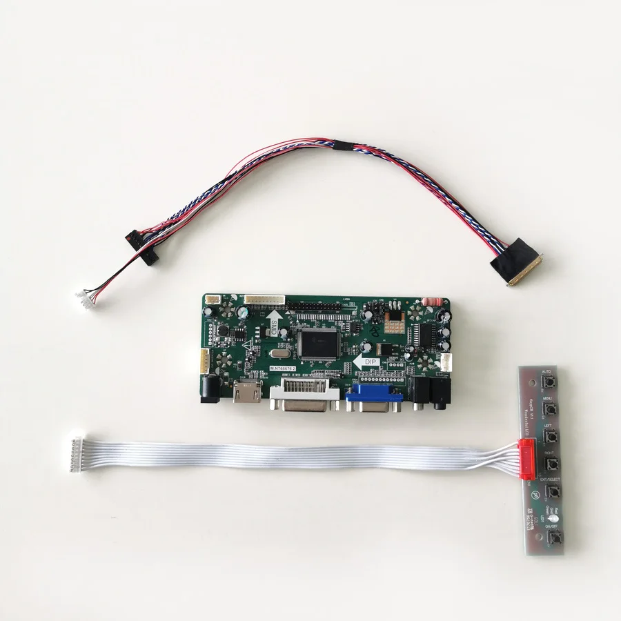 Для B101AW01 HSD101PFW1 WLED 1024*576 10 1 &quotVGA + DVI ноутбуки ЖК-экран LVDS 40Pin M.NT68676 контроллер карта