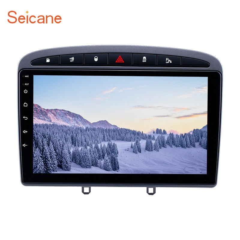 

Seicane Car Autoradio GPS Navi 9" HD Android8.1 Stereo for PEUGEOT 408 2010-2016 Head Unit Mirror Link Support OBD2 3G WiFi TPMS