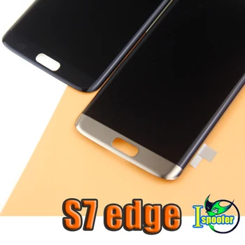 

Hot sale For Samsung S7 edge G935F G935A G935FD lcd display with touch screen Digitizer Black White Gold Silver