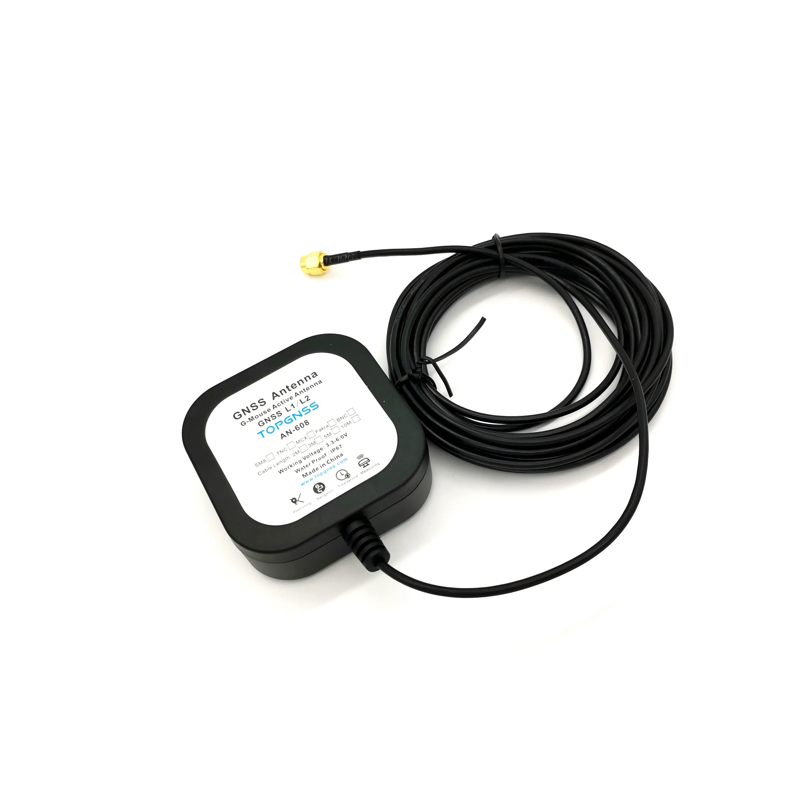 ZED-F9P RTK дифференциальный GNSS Beidou Высокая точность samsung семь диапазонов Внутренняя антенна IPX интерфейс